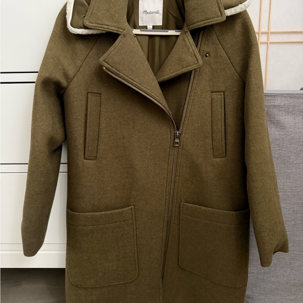 Madewell Eldridge Zip Coat - worn once!!